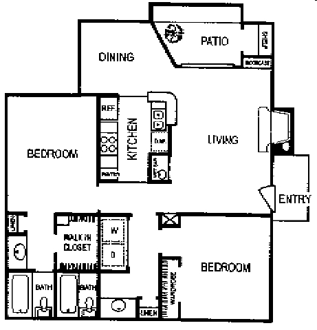 2BR/2BA - Cedar Ridge