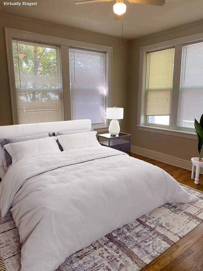 Staged photo of bedroom - 5201 N Latrobe Ave