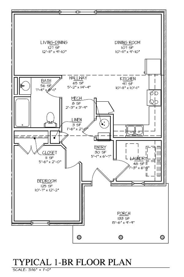 1BR/1BA - Vinings at Greencastle Apartments