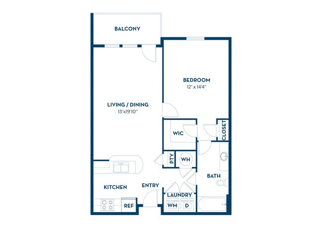 1 Bedroom | 1 Bath | 785 SF | Renovated - Talison Row at Daniel Island Apartments