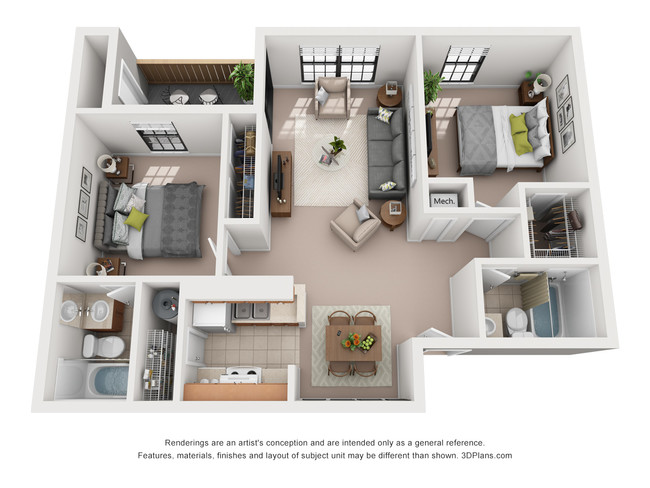 Floorplan - Forestlake Apartments