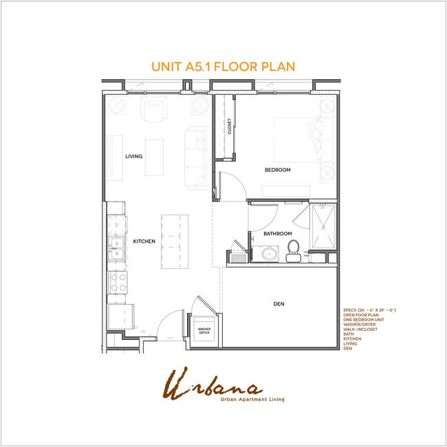 A5 Floorplan - Urbana