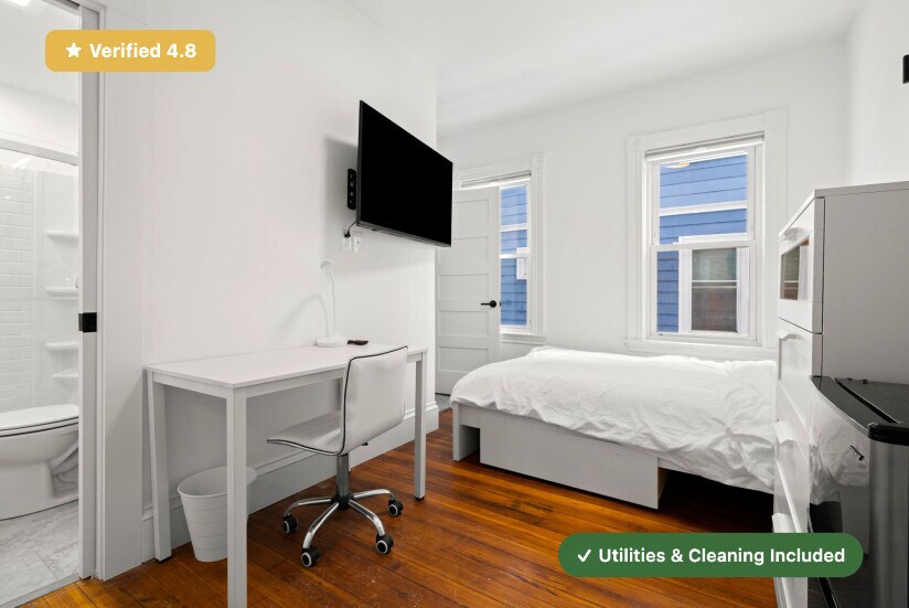 Building Photo - New RoostUp Furnished Private Bedroom with Private Bath in Dorchester, Boston!