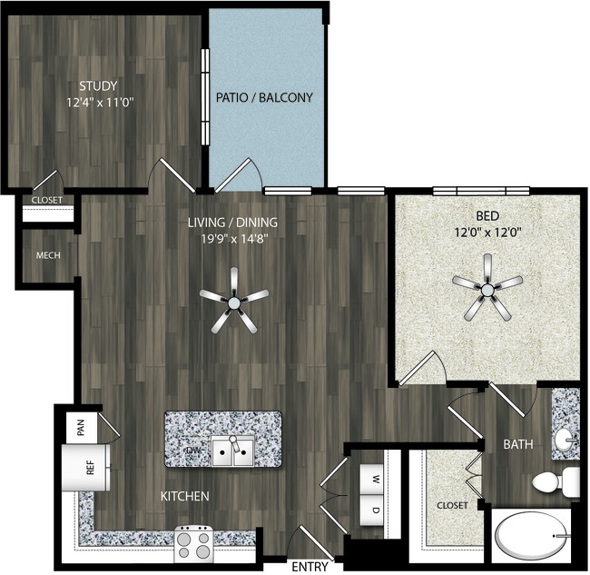 Floorplan - Oaks 55