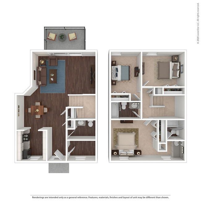 Floorplan - North Chase Apartments