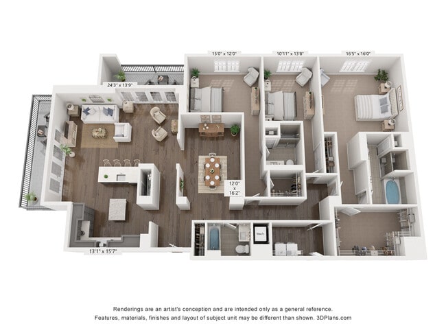 Floorplan - The Residences at Amberley Woods