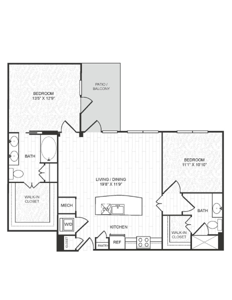 Floorplan - Moda Apartments