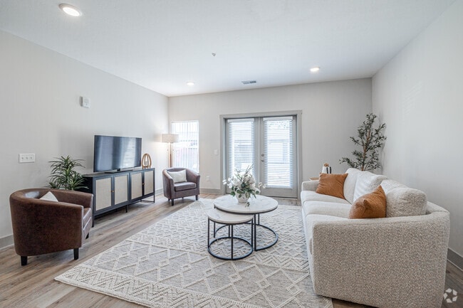 2BR, 2BA - 1,087SF - The Shoreline -STAGED Living Room