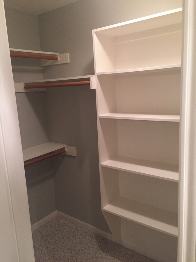 Second walk-in closet for the master bathroom. - 7921 Pecan Dr