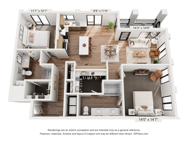 Floorplan - 2800 Taylor