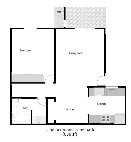 Floorplan - Country Glen Apartments