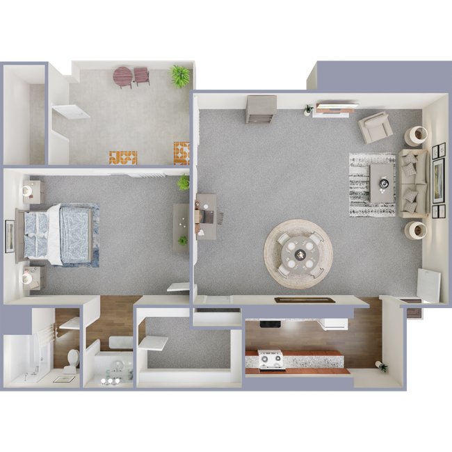 Floorplan - Parkside Apartments