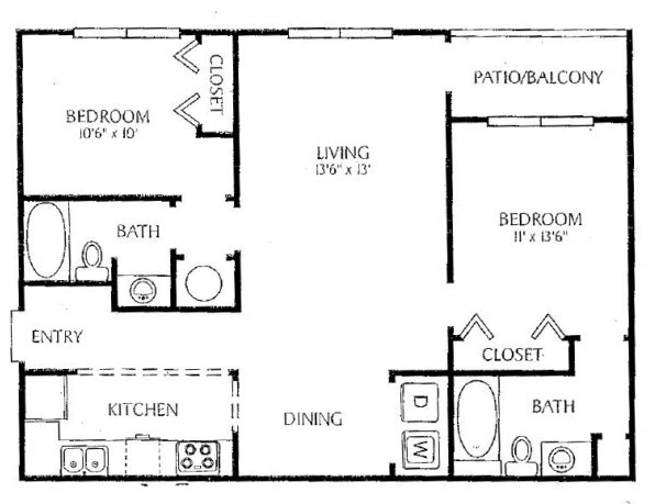 2BR/2BA - Wildwood at Stone Mountain