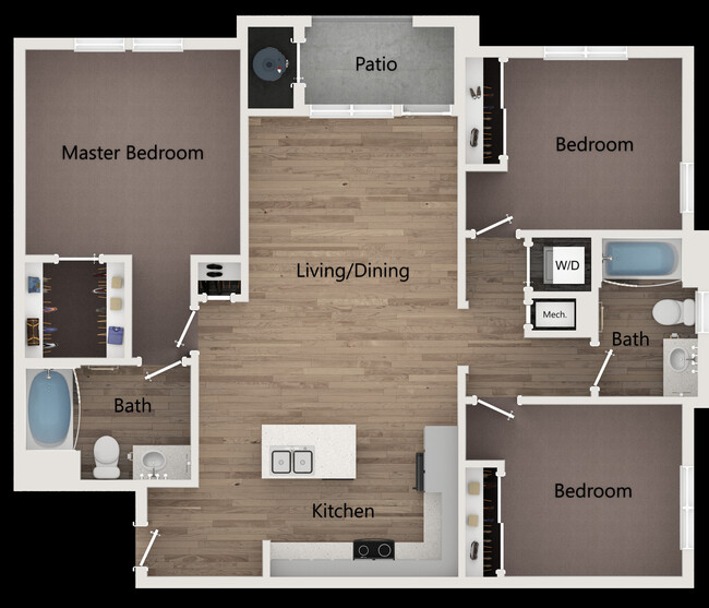 Floorplan - Reserve at View 78 Apartments