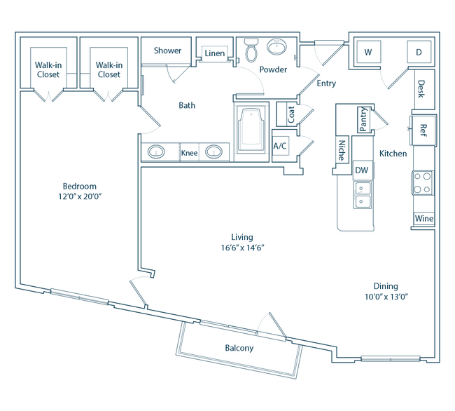 The Avalon Floor Plan - The Belle Meade at River Oaks