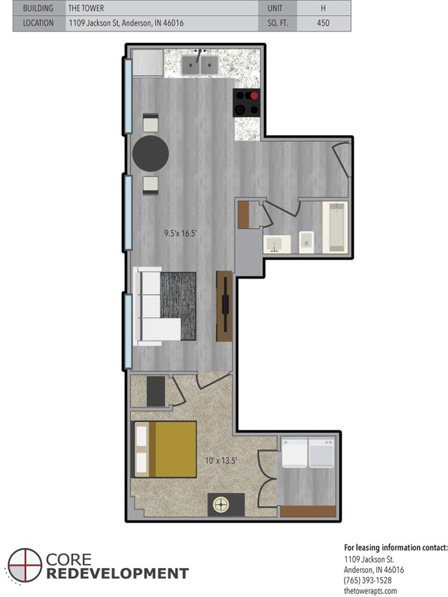 Floorplan - The Tower