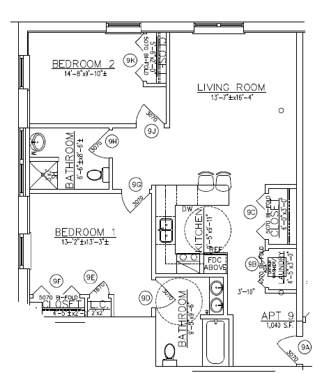 2BR/1.5BA - Pomeroy Lofts