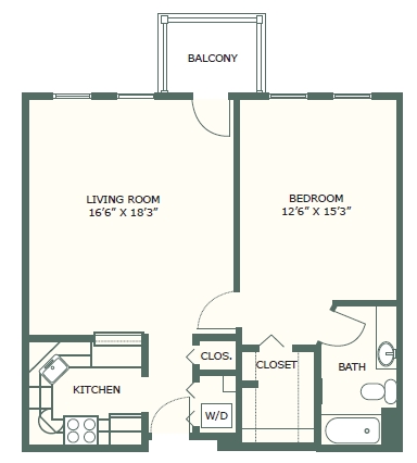 1BR/1BA - The Village at Duxbury - 62+ Cooperative