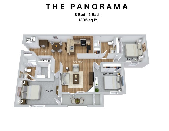 Floorplan - City View Farm Apartments