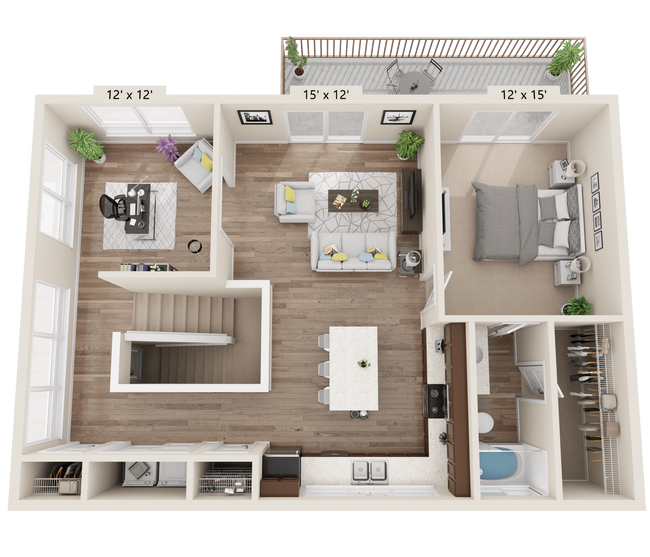 Floorplan - Brooklyn West Apartments