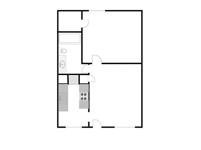 1BR/1BA - Garrison Edge