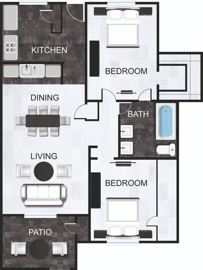Floorplan - Palms on Rolling Creek