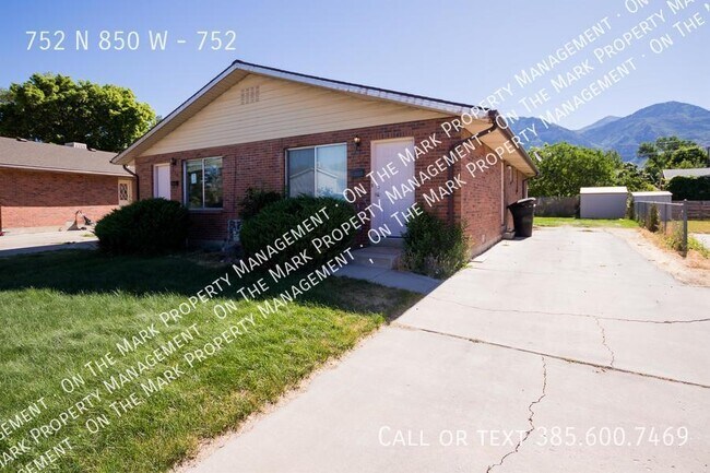 Building Photo - 752 N 850 W St