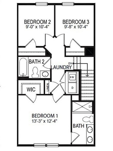 Jefferson Townhome- 2nd Floor - Village at Snowfield