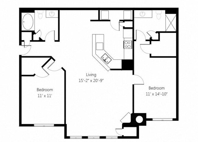 Floorplan - Lincoln Villas on Memorial