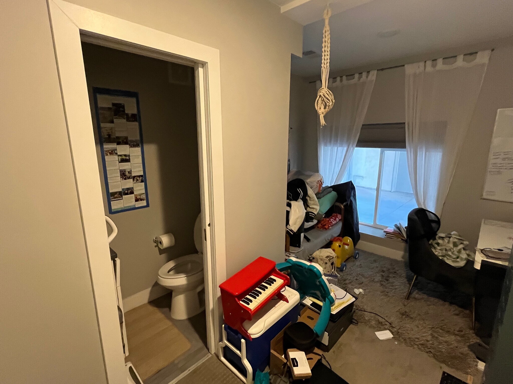 half bath in office - 3326 S Washington St