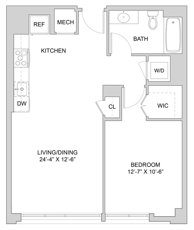 Floorplan - The Modern at Art Place