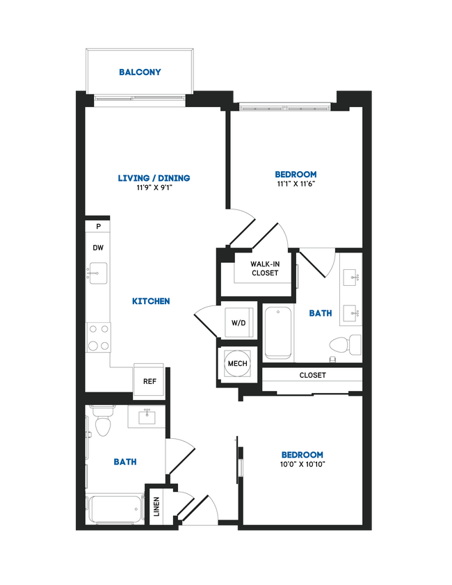 Floorplan - The Chase at Bryant Street