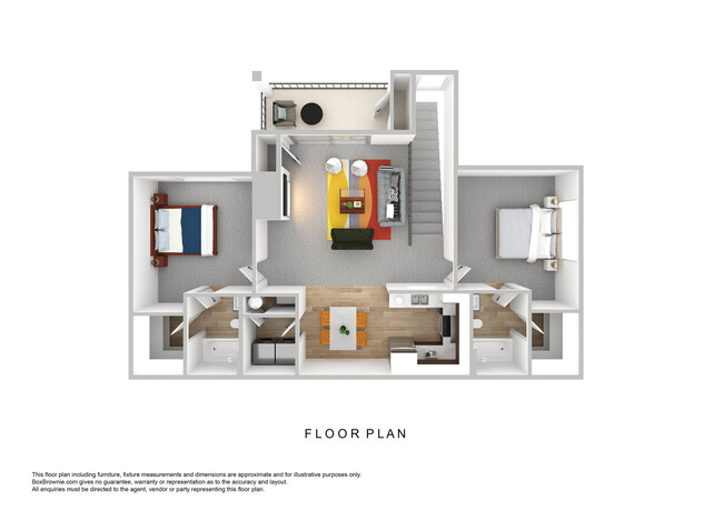 Floorplan - Chamberland Square Apartments