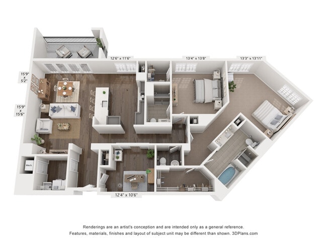 Floorplan - The Residences at Amberley Woods