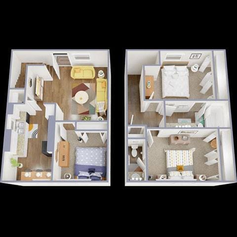 Floorplan - La Bella Apartments