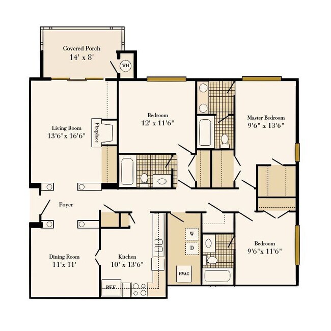 Floorplan - Queens at Granville