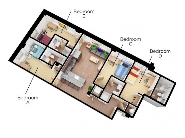 Floorplan - The Academy on Charles