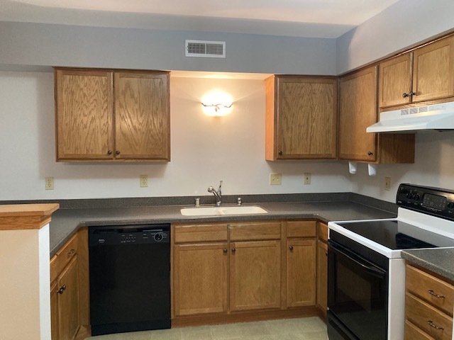 Kitchen with dishwasher - 135 W Oak Leaf Dr