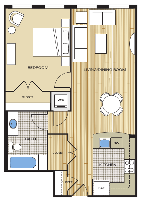 Floorplan - Clayborne Apartments