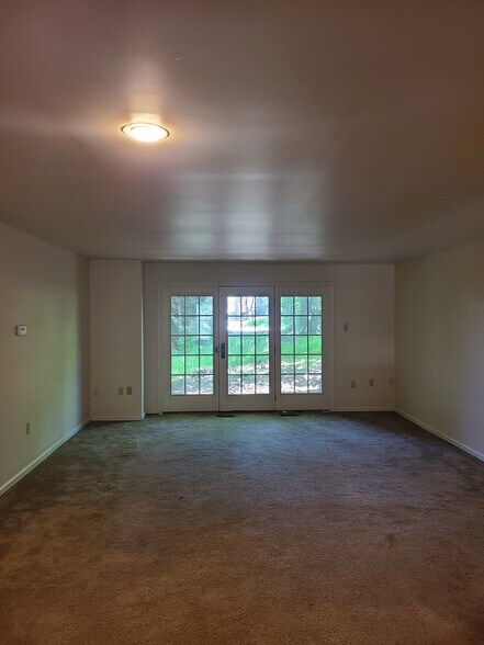 Living Room w/French Patio Doors - 628 Windsor Ave