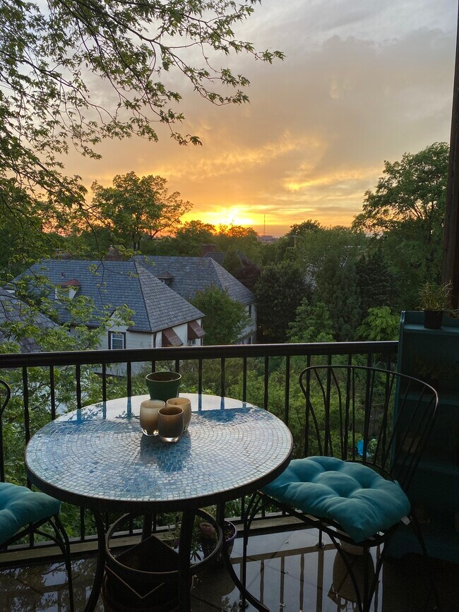 Balcony views - 3010 Wisconsin Ave NW