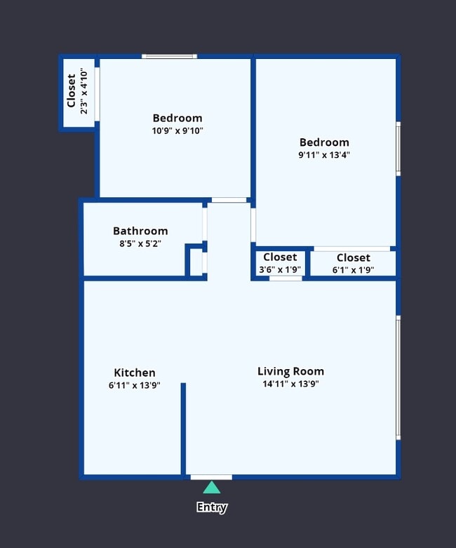Floorplan - Linden Flats Apartments