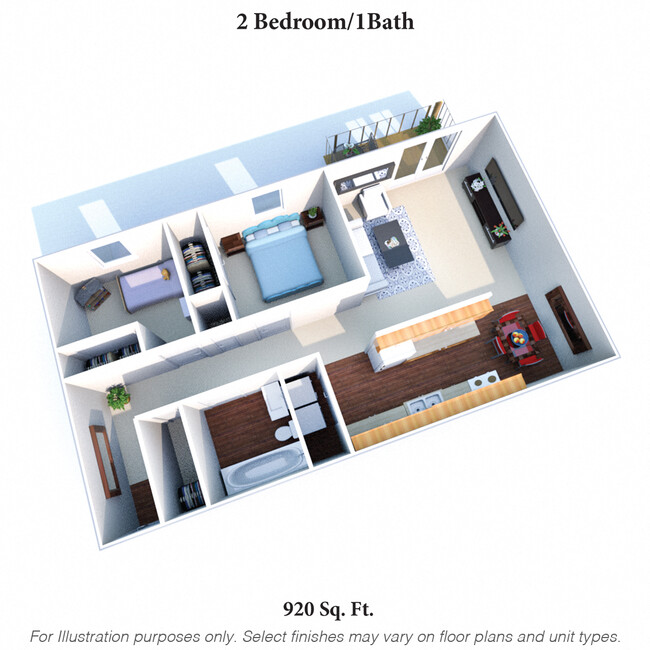 Floorplan - Concord Woods Apartments