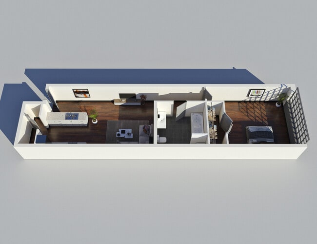 Standard 1 Bedroom, 1 Bathroom - LL Sams Apartments