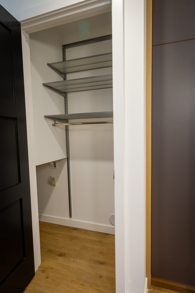 Elfa storage system and additional storage under stair - 625 Malden Ave E