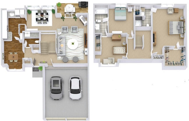 Floorplan - Weatherstone Townhomes
