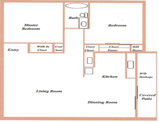 Floorplan - Willow Wood Apartments