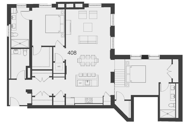 Floorplan - Motley School Apartments