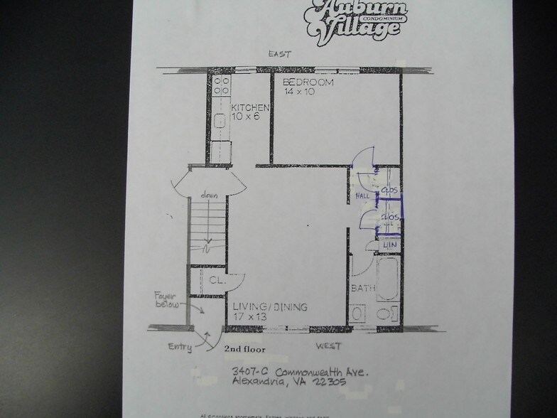 floor plan - 3407 Commonwealth Ave