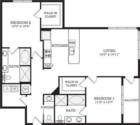 Floorplan - Revl Crockett Row